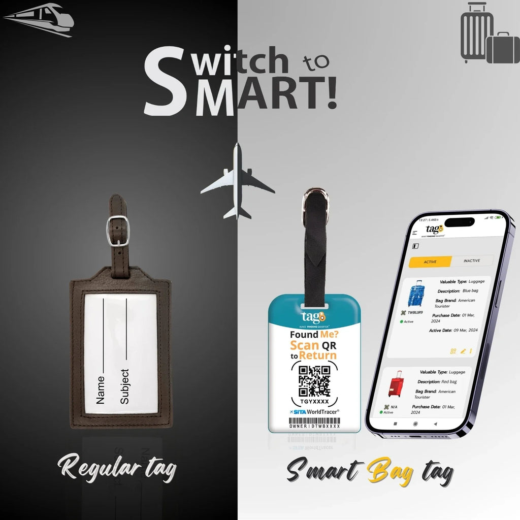 Smart Bag Security Tag - Copenhagen [Pack 2]